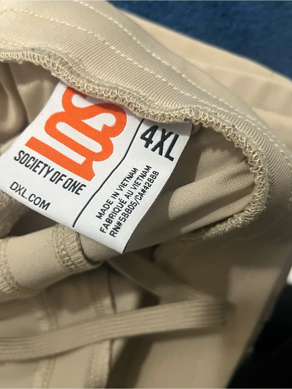 Men's Classic Chino Pants in Light Beige
